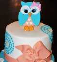 Fondant Owl cake topper