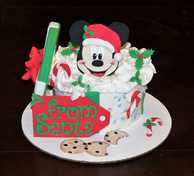 how to make a Mickey mouse cake