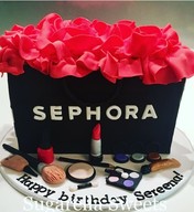 Sephora makeup cake