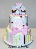 baby shower elephant cake